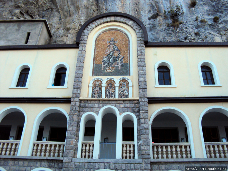 На втором этаже палаты для паломников монастырь Острог, Черногория