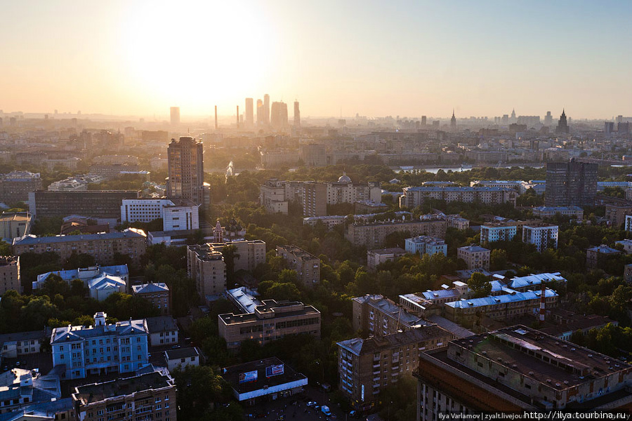 Виды Москвы с Шуховской башни Москва, Россия