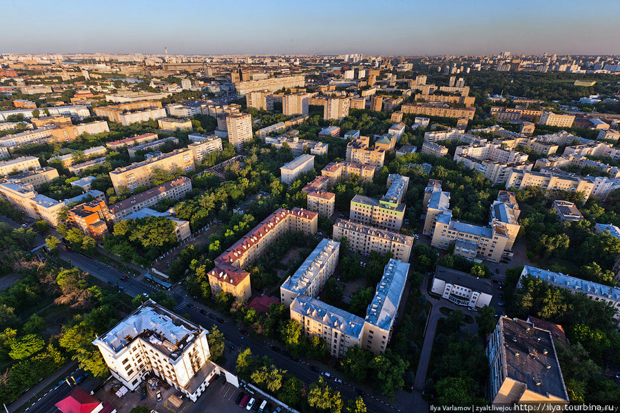 Виды Москвы с Шуховской башни Москва, Россия