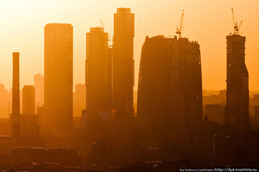 Виды Москвы с Шуховской башни Москва, Россия