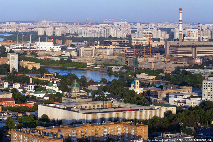 Виды Москвы с Шуховской башни Москва, Россия