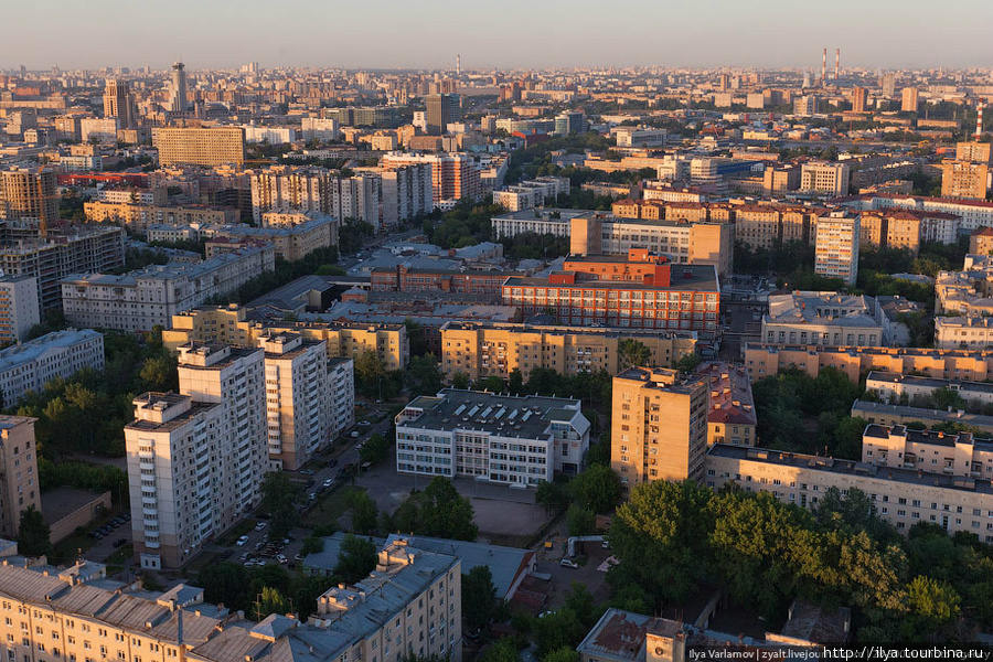 Виды Москвы с Шуховской башни Москва, Россия