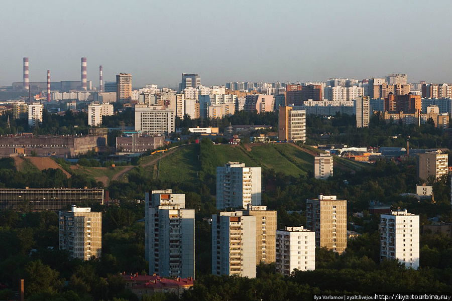 Виды Москвы с Шуховской башни Москва, Россия