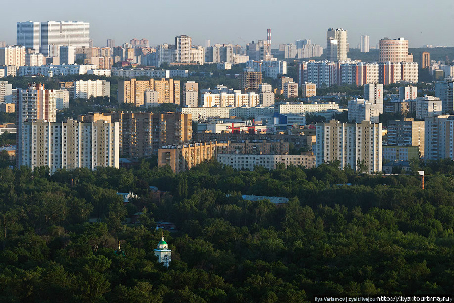 Виды Москвы с Шуховской башни Москва, Россия