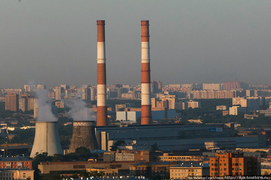 Виды Москвы с Шуховской башни Москва, Россия