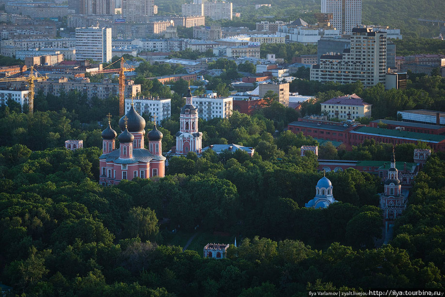 Виды Москвы с Шуховской башни Москва, Россия