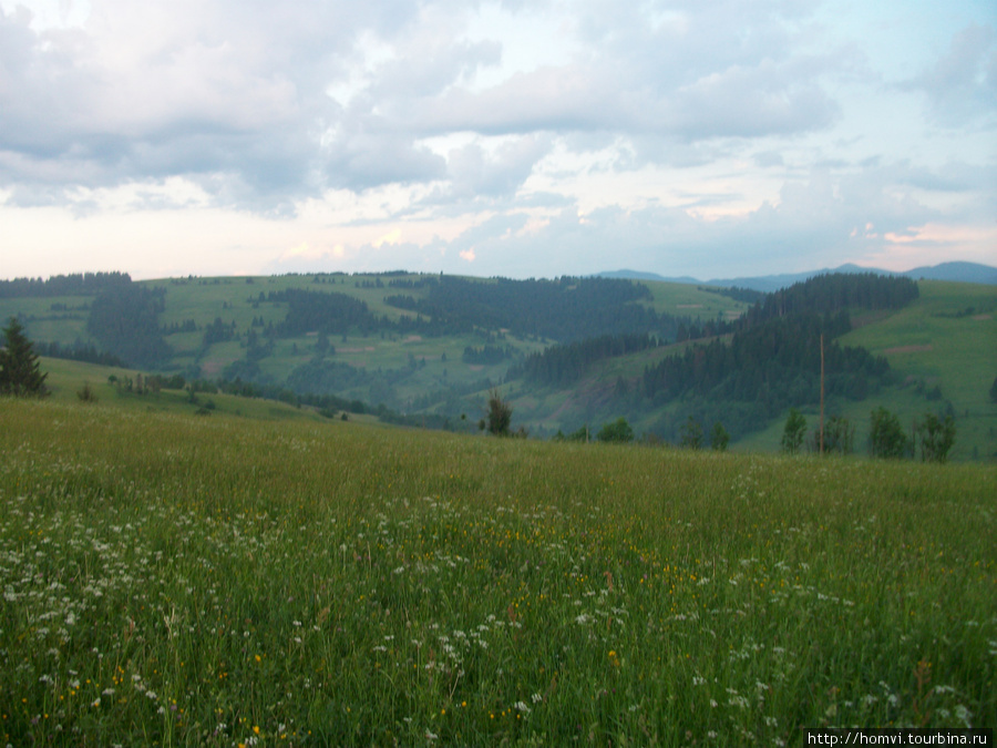 Прохладное лето в горах, и жаркое в предгорье Межгорье, Украина