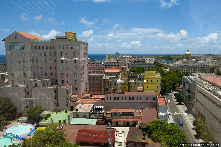 Вид с крыши на Гавану. Гавана, Куба