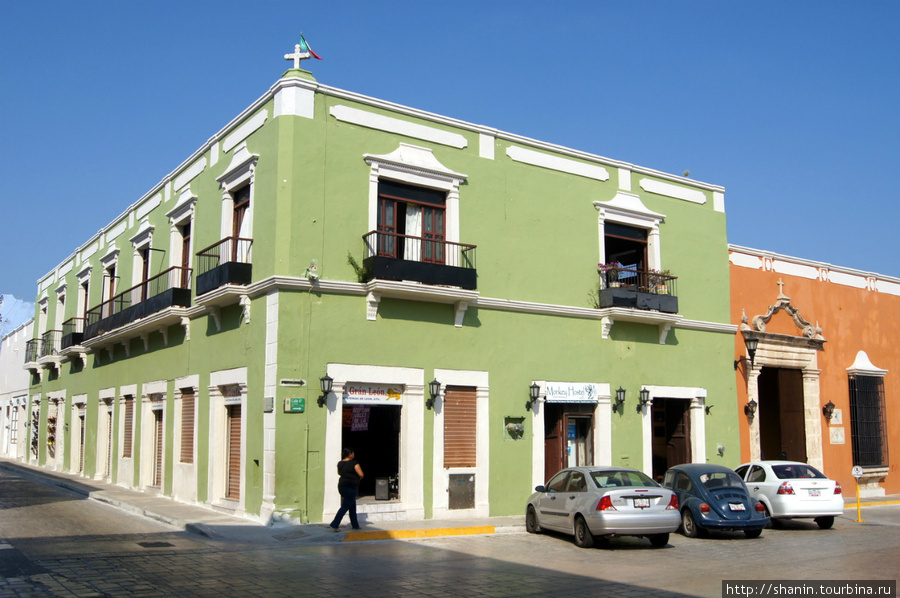 Здание Манки хостела в Кампече Кампече, Мексика