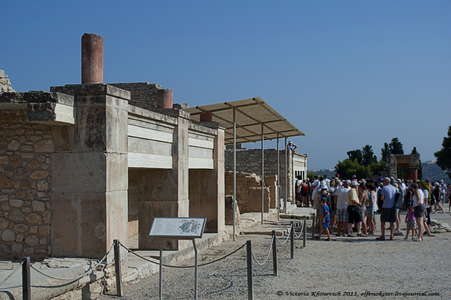 Кносский дворец и крепость Ираклиона Ираклион, Греция