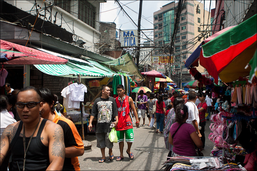 Рынок на Карриедо Манила, Филиппины
