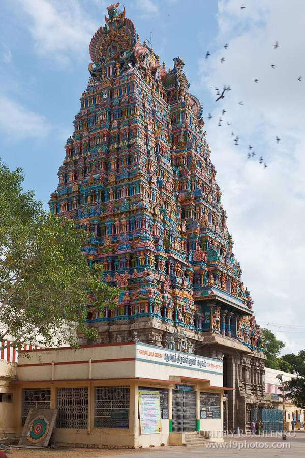 Внутри храма Мадурай, Индия