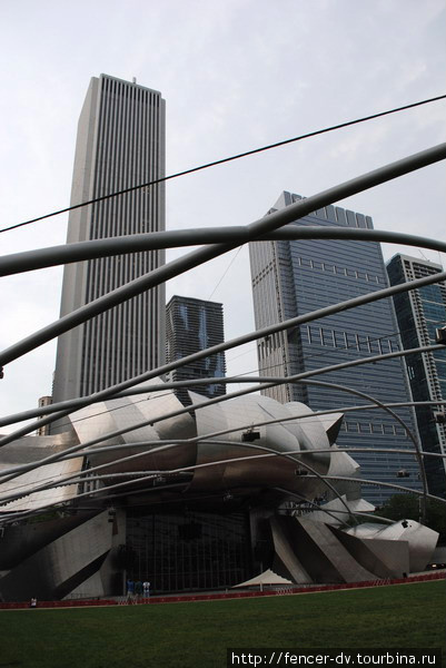 Jay Pritzker Pavilion или концертная площадка будущего Чикаго, CША