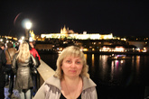 Карлов мост и Пражский град ночью — это золото