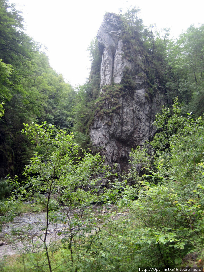 В ущелье Kakouetta Аквитания, Франция